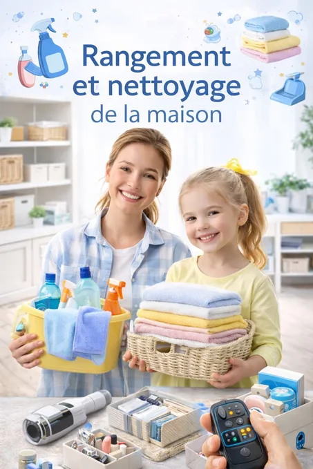 تنظيم وتنظيف المنزل