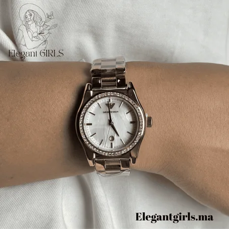 Montre Emporiio Armanii Nacre Pour Femme – AR11559