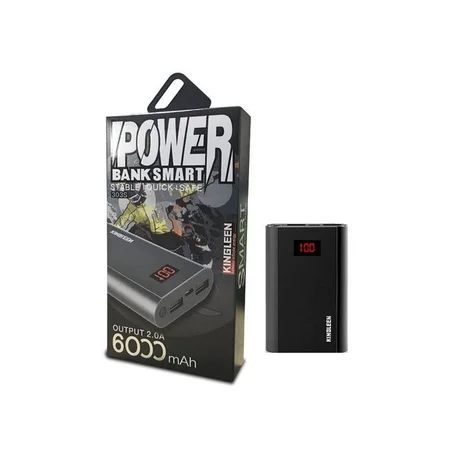 Kingleen Power Bank Kingleen 303S / 6000 mAh / Noir