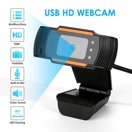 Webcam 1080P Full hd usb caméra 4k web caméra Mini caméscopes caméra web avec microphone webcamera pour PC cumputer web
