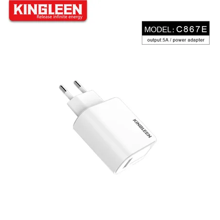 Model C867e Intelligent Dual USB Port Charger for EU Plug