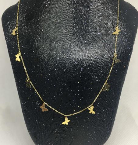 سلسلة من الدهب عيار 18 دات موضة وأناقة عصرية