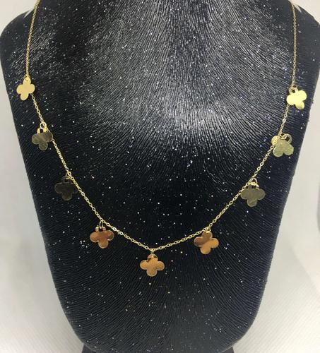 سلسلة من الدهب عيار 18 دات موضة وأناقة عصرية