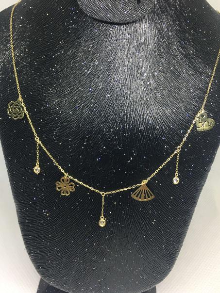 سلسلة من دهب عيار 18  دات  أناقة متميزة