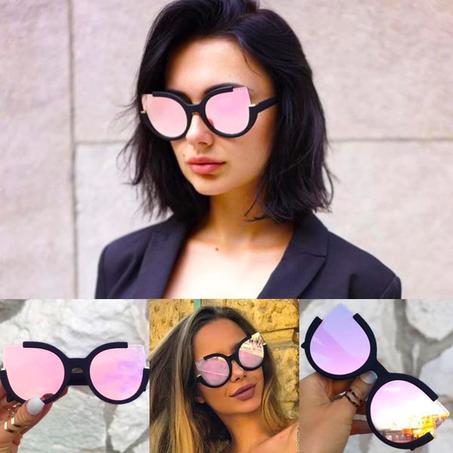 Sunglasses in Mirror Rose Gold