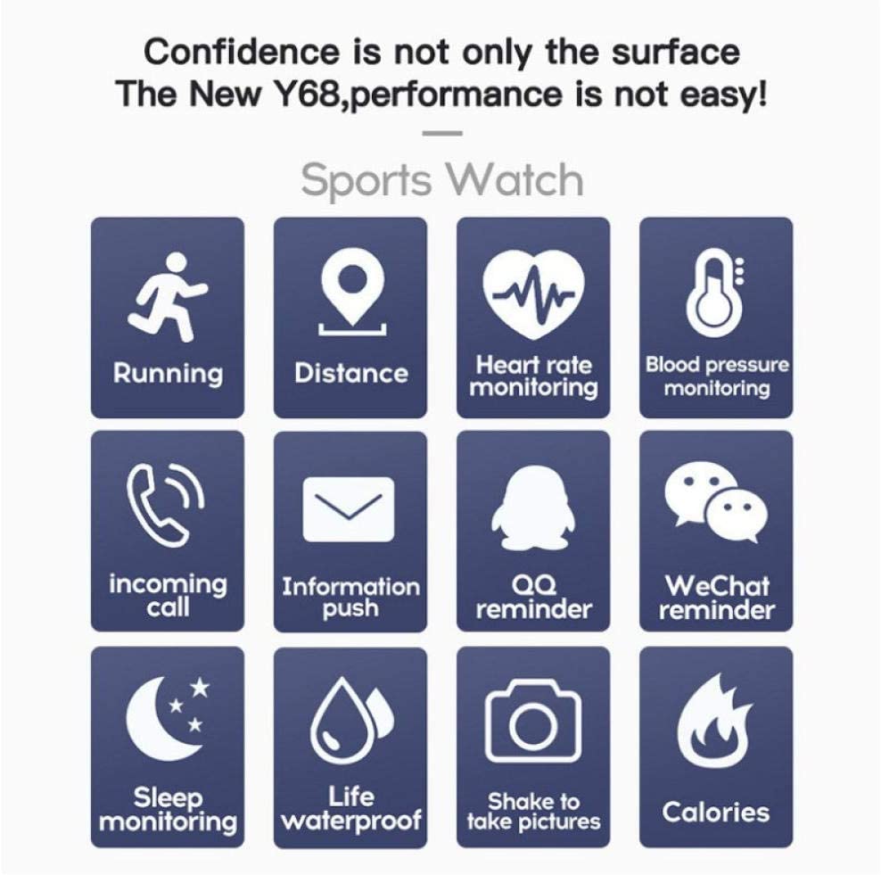 ساعة ذكية للنساء والرجال Smartwatch