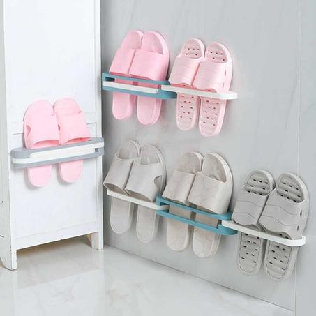 علاقة الاحذية المثبتة على الحائط القابلة للطي