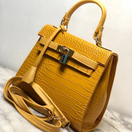 Sac Hermes Moutard