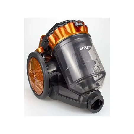 Sonashi Aspirateur sans Sac - 2000 Watts - Réservoir 3 LitresSVC-9028C - Noir/orange