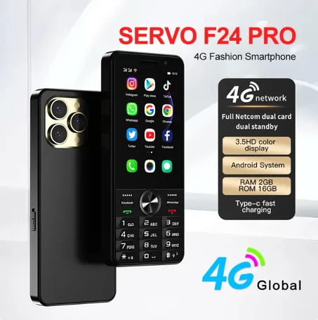 Servo F25 Pro – Smartphone Android 4G à Clavier Intelligent