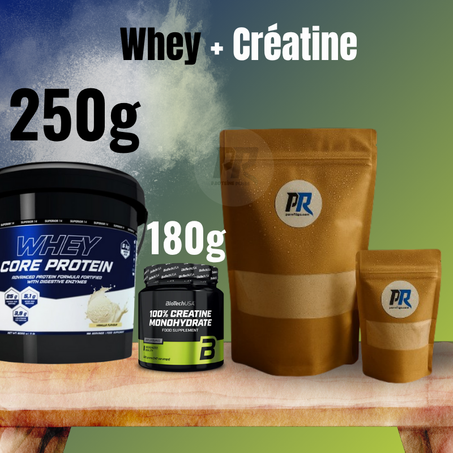 Whey 250g+ creatine biotech 180g