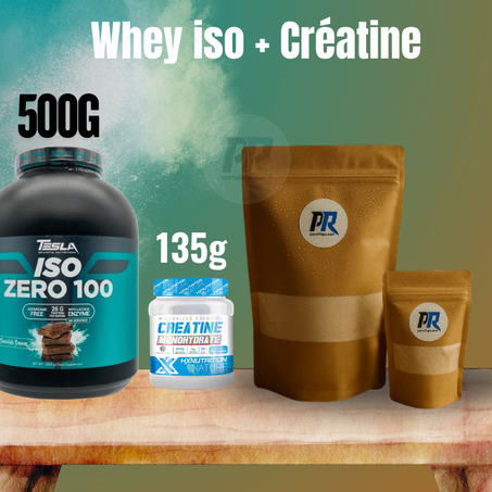 Whey iso 500g + Créatine hx 135g
