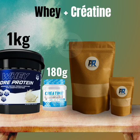 Whey 1kg+ Créatine hx 180g