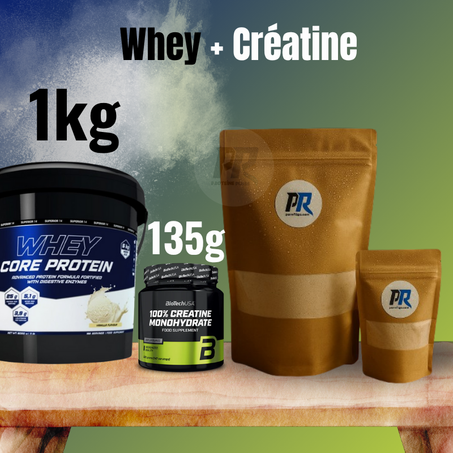 Whey 1kg+ creatine biotech 135g