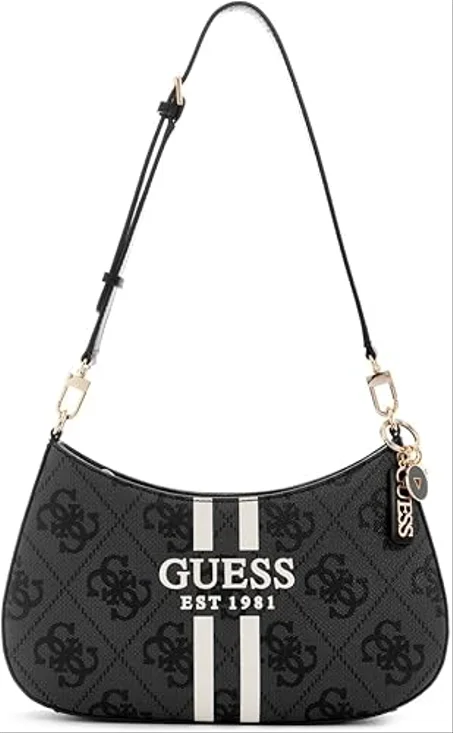 GUESS Womens Noelle Shoulder Top Zip Bag Handbag