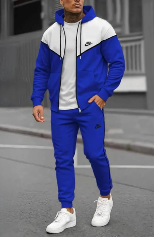 طقم رياضي رجالي  بتصميم عصري - متوفر بـ 3 ألوان مميزة