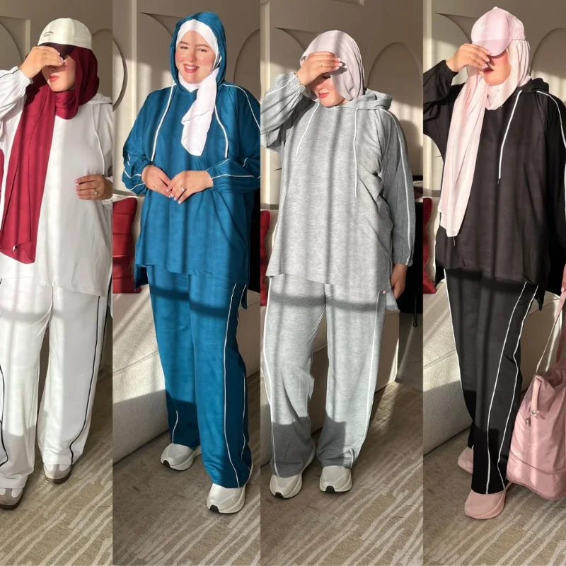 طقم Comfort Suit الأصلي: جودة الثوب غتبهرك! قلبي لاكوموند ديالك عاد خلصي بكل ثقة 🛍️