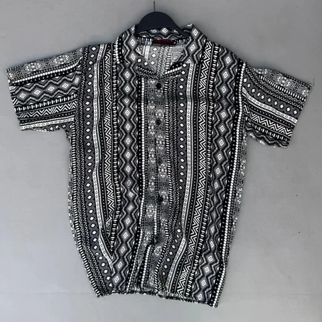 chemise le lin artisanal noir