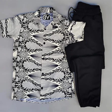 ensemble chemise artisanal et pantalon