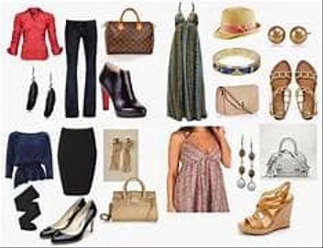 الملابس والاكسسوارات