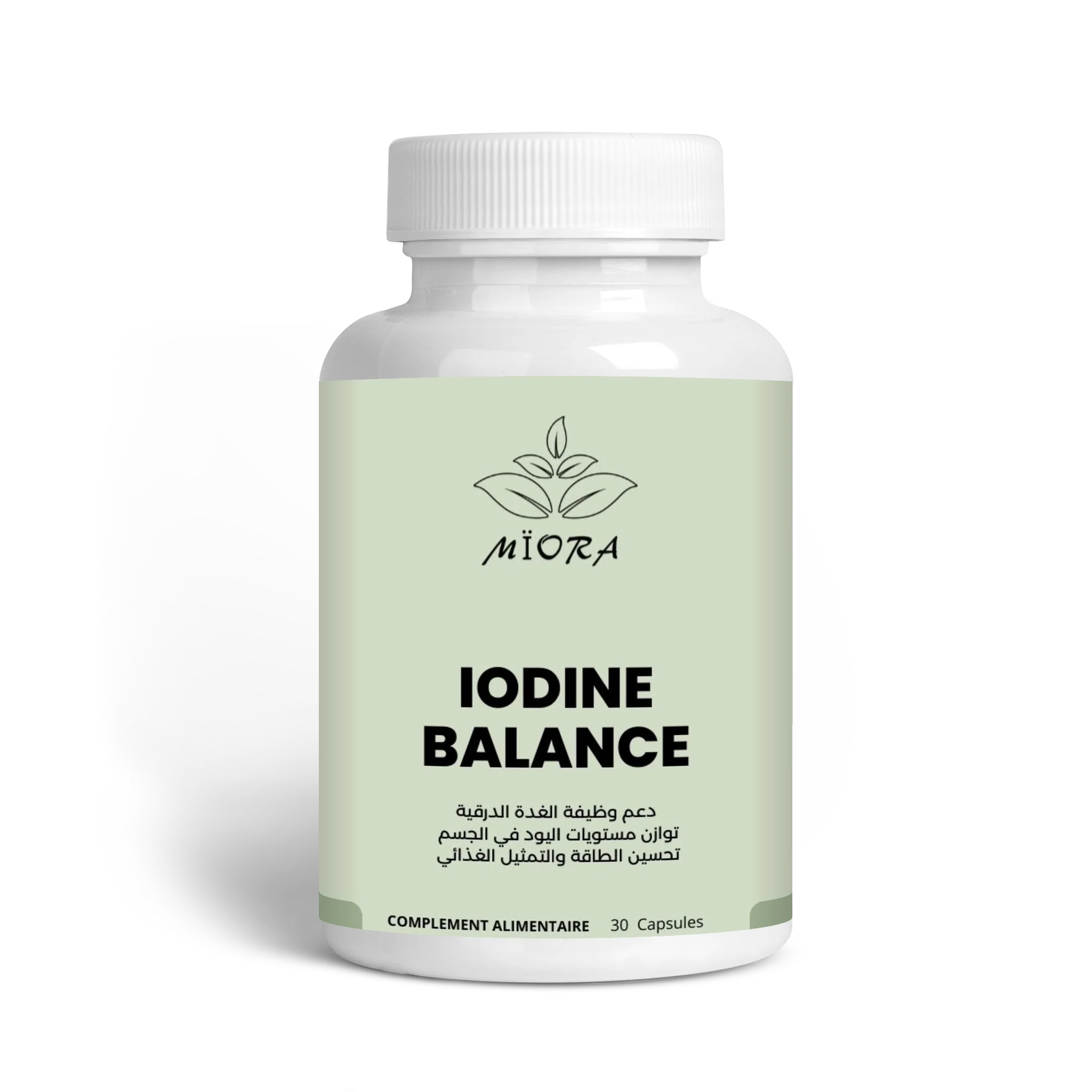 مكمّل توازن اليود لدعم الغدة الدرقية والطاقة – 30 كبسولة