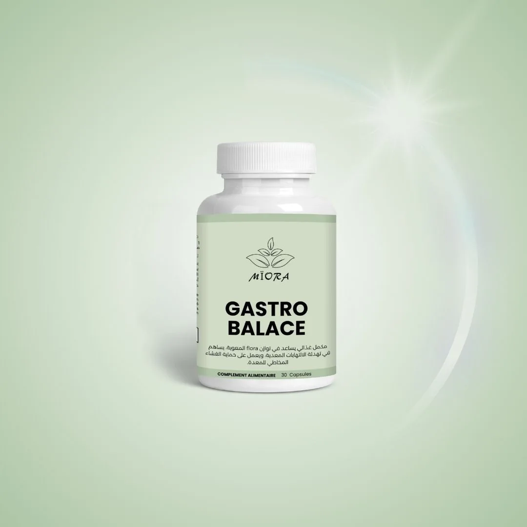 مكمل غذائي لدعم جرثومة المعدة وتقليل الحموضة والانتفاخ – بروبيوتيك + ثوم + ألوفيرا | 30 كبسولة