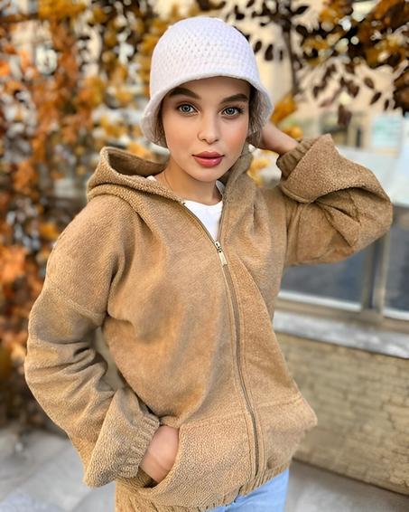 جاكيت فرو بناتي ( ٣ الوان )