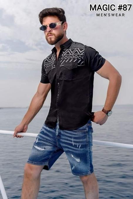 قميص نص مطبوع