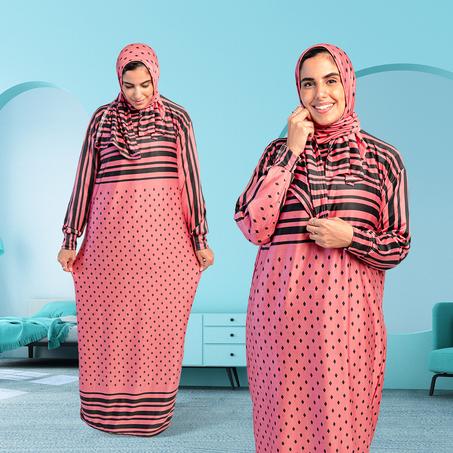 اسدال بمبي منقط في اسود