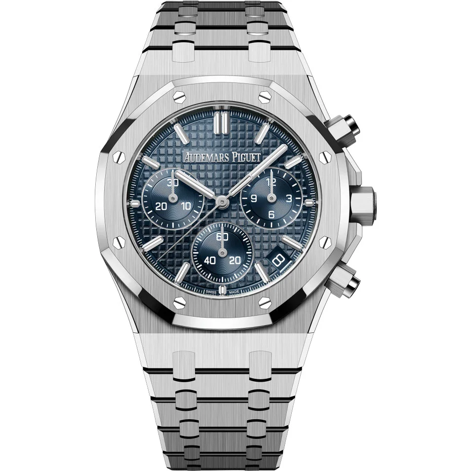 ROYAL OAK CHRONOGRAPHE-GRIS/BLEU