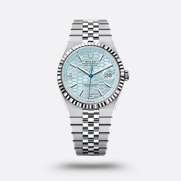 Rolex Land-Dweller bleu glacier