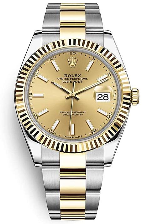 DATEJUST "CHAMPAGNE" 41MM 126333 BRACELET OYSTER