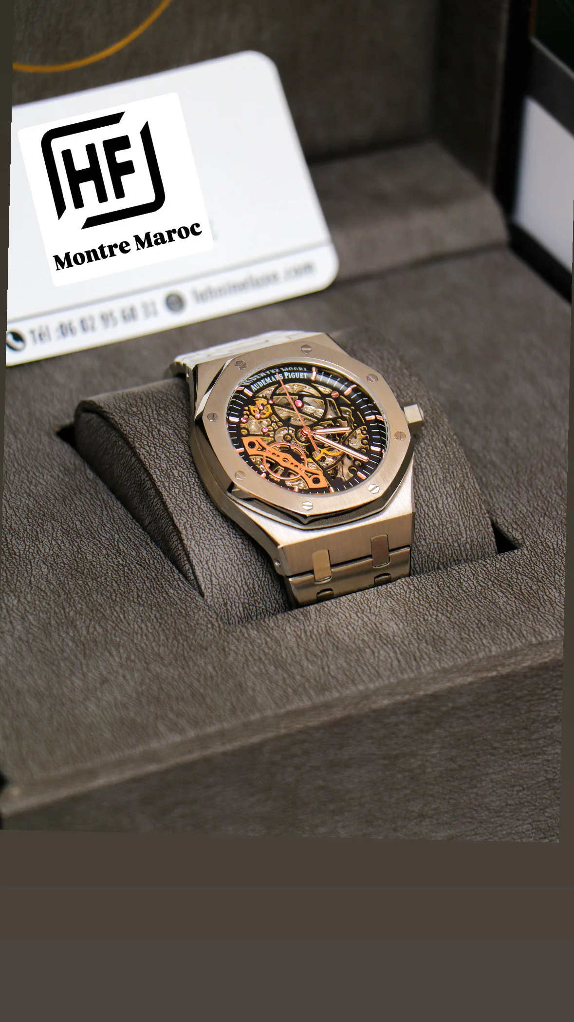 AUDEMARS PIGUET ROYAL OAK SKELETON ARGENTE
