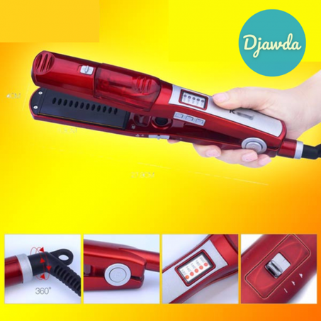 ليسور الشعر بالبخار