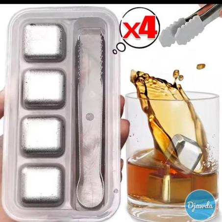 أربع مكعبات الثلج قابلة لاعادة الاستعمال( 3678)