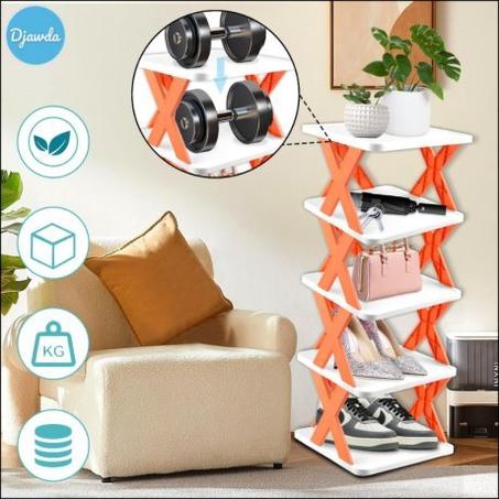 حامل الأحذية القابل للتكديس ( plastique )(3754) (T)