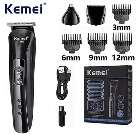 Kemei KM-1506 3 in 1 Electric Shaver USB