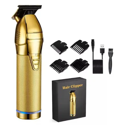 USB Professional Hair Clipper – 0mm Beard & Hair Trimmer for Men