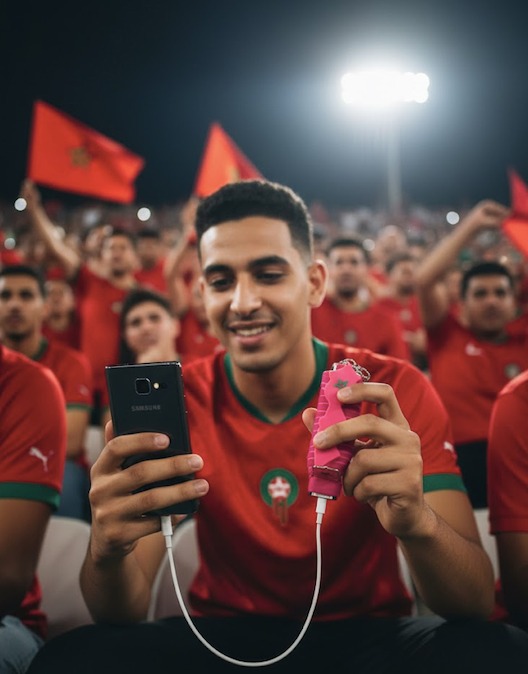 Powerbank & Porte-clés Maroc – Édition Royale
