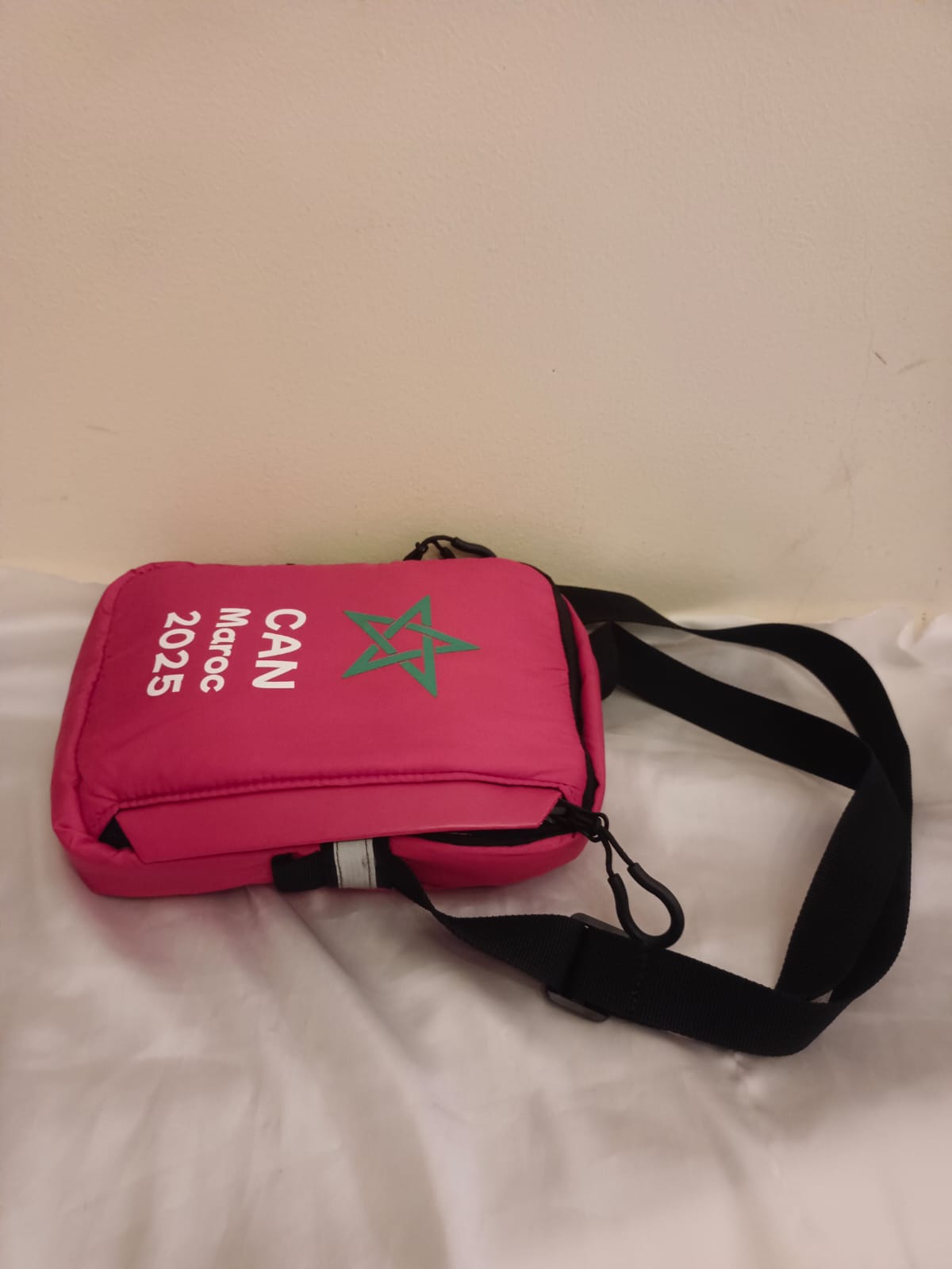 Sac Bandoulière Maroc – Rouge CAN 2025