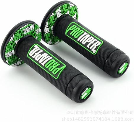 Manillar de Goma para Motocicleta,22mm/24mm Manillar de Goma para ciclomotor,Punos para Scooter Agarraderas Moto para Manillar de Motos de Cross, Pitbike, Enduro,Antideslizante y Duradero