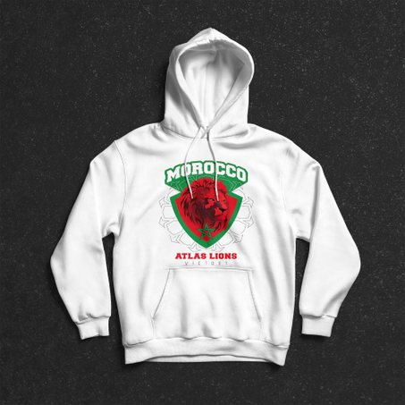 Sweat-shirt à capuche Hoodie Unisexe - Lions de L'Atlas #8