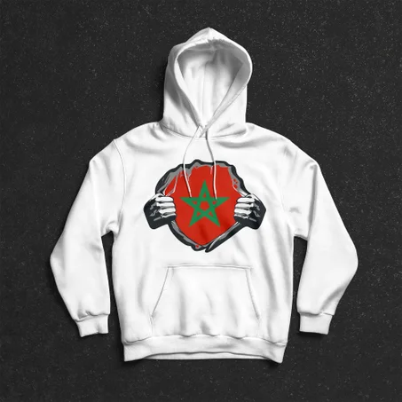 Sweat-shirt à capuche Hoodie Unisexe - Dima Maghrib #11