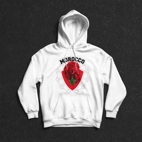 Sweat-shirt à capuche Hoodie Unisexe - Lions de L'Atlas #7