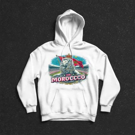 Sweat-shirt à capuche Hoodie Unisexe - Lions de L'Atlas #6