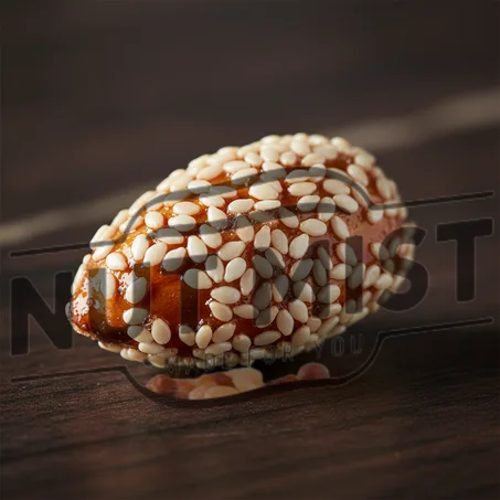 sesame white Almond لوز بالزنجلان الأبيض