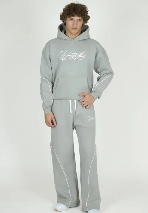 Pantalon de survêtement ample Sweat à capuche gris