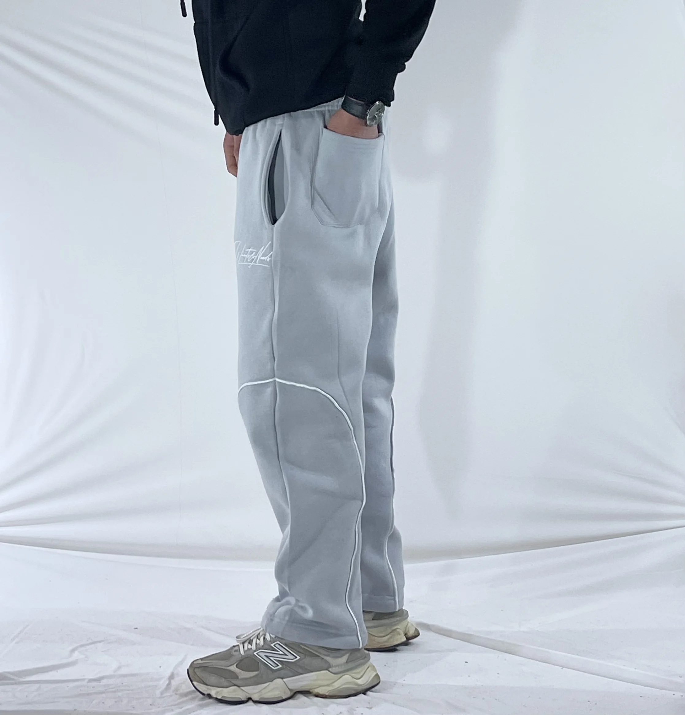 Pantalon de survêtement Gris ample