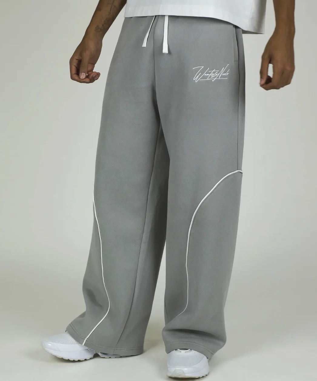 Pantalon de survêtement Gris ample