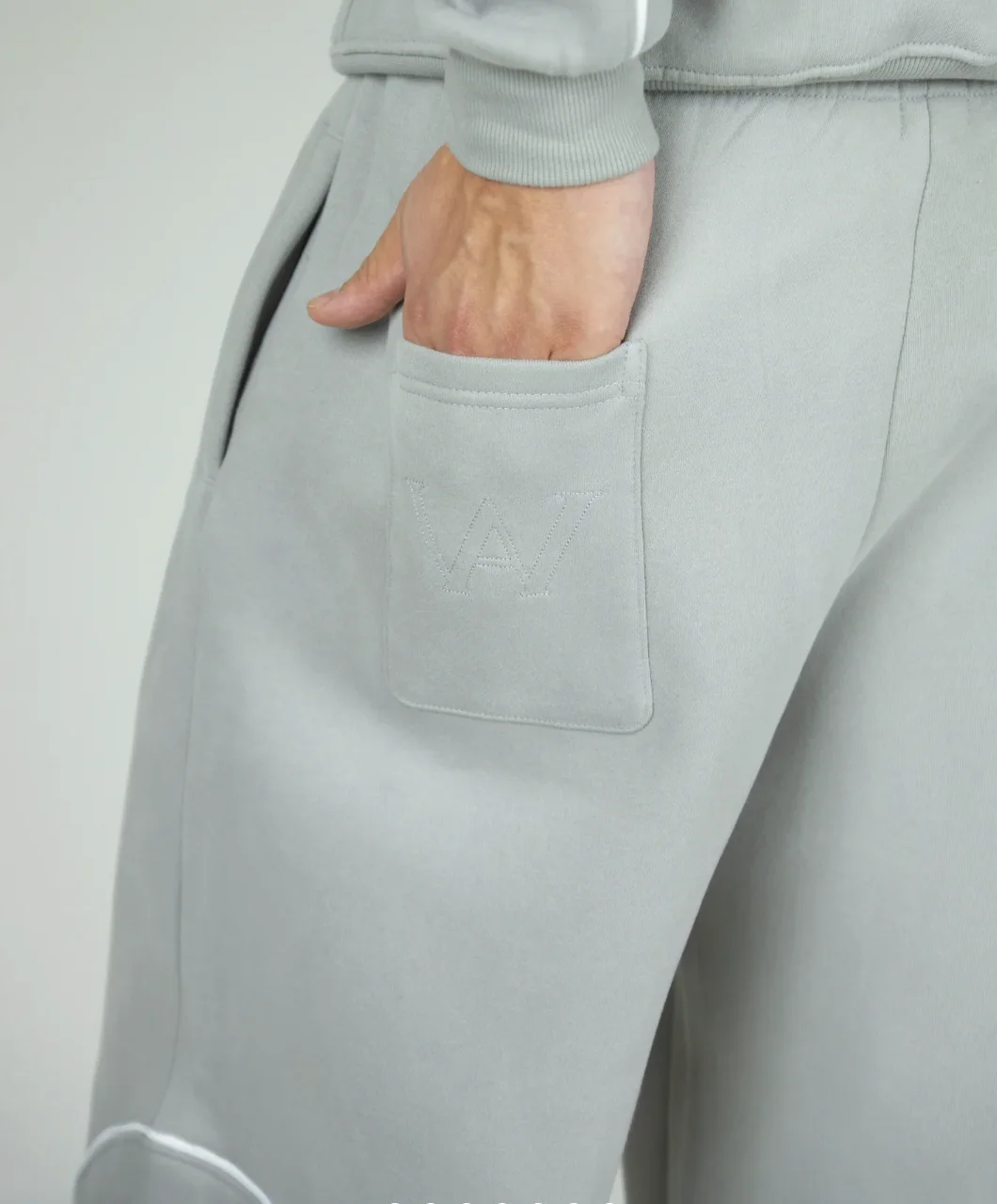 Pantalon de survêtement Gris ample